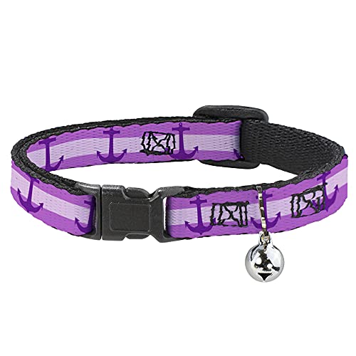Buckle-Down bac-w30146-nm Breakaway Katzenhalsband, 1/5,1 cm breit – passt 20,3–30,5 cm Nacken – Medium, Anker Buckle-Down bac-w30146-nm Breakaway Katzenhalsband, 1/5,1 cm breit – passt 20,3–30,5 cm Nacken – Medium, Anker von Buckle-Down