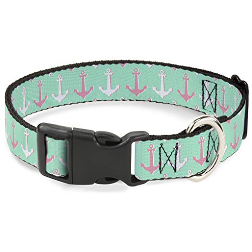 Buckle-Down bac-w30175-nl Breakaway Katzenhalsband, 1/5,1 cm breit – passt 22,9–38,1 cm Nacken – Groß, Anker Buckle-Down bac-w30175-nl Breakaway Katzenhalsband, 1/5,1 cm breit – passt 22,9–38,1 cm Nacken – Groß, Anker von Buckle-Down