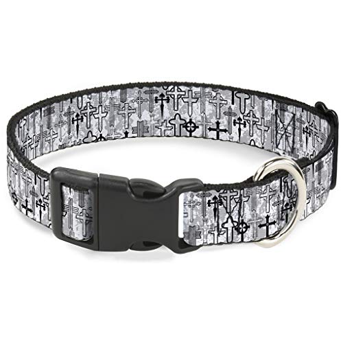Buckle-Down bac-w30310-nl Breakaway Katzenhalsband, 1/5,1 cm breit – passt 22,9–38,1 cm Nacken – Groß, Kreuzen Buckle-Down bac-w30310-nl Breakaway Katzenhalsband, 1/5,1 cm breit – passt 22,9–38,1 cm Nacken – Groß, Kreuzen von Buckle-Down