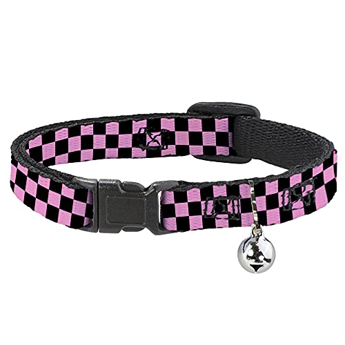 Buckle-Down bac-w30311-nm Breakaway Katzenhalsband, 1/5,1 cm breit – passt 20,3–30,5 cm Nacken – Medium, Kariert von Buckle-Down