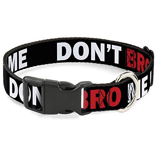 Buckle-Down bac-w30489-ns Breakaway Katzenhalsband, 1/5,1 cm breit – passt 15,2–22,9 cm Nacken – Kleine, Bro Zitat von Buckle-Down