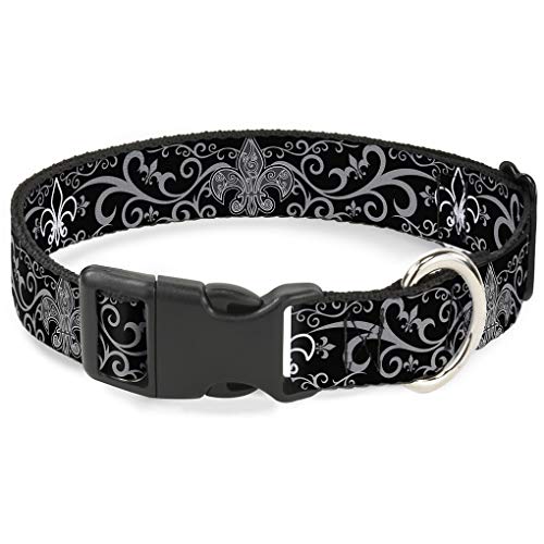 Buckle-Down bac-w30611-nl Breakaway Katzenhalsband, 1/5,1 cm breit – passt 22,9–38,1 cm Nacken – Groß, Fleur de Lis Buckle-Down bac-w30611-nl Breakaway Katzenhalsband, 1/5,1 cm breit – passt 22,9–38,1 cm Nacken – Groß, Fleur de Lis von Buckle-Down
