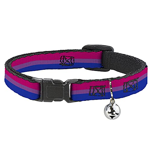 Buckle-Down bac-w30684-nm Breakaway Katzenhalsband, 1/5,1 cm breit – passt 20,3–30,5 cm Nacken – Medium, Pride von Buckle-Down