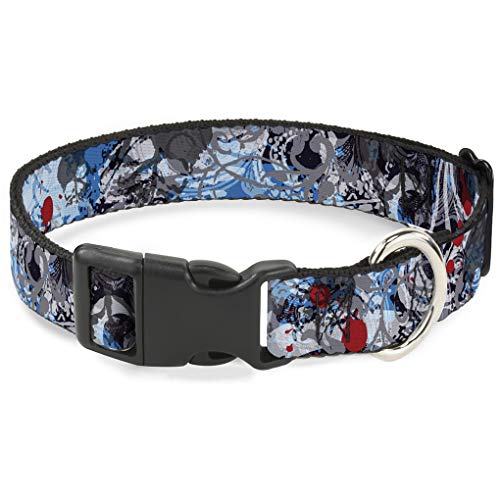Buckle-Down bac-w30702-nl Breakaway Katzenhalsband, 1/5,1 cm breit – passt 22,9–38,1 cm Nacken – Groß, Gothic Buckle-Down bac-w30702-nl Breakaway Katzenhalsband, 1/5,1 cm breit – passt 22,9–38,1 cm Nacken – Groß, Gothic von Buckle-Down