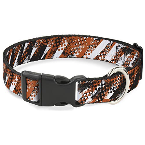 Buckle-Down bac-w30734-ns Breakaway Katzenhalsband, 1/5,1 cm breit – passt 15,2–22,9 cm Nacken – Kleine, Grunge Stufen von Buckle-Down