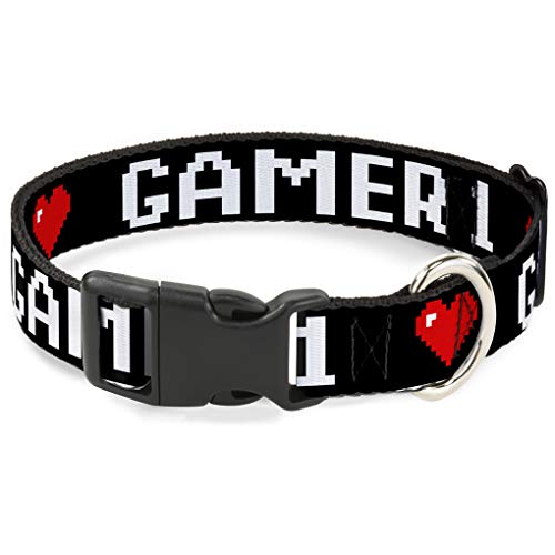 Buckle-Down bac-w30797-nl Breakaway Katzenhalsband, 1/5,1 cm breit – passt 22,9–38,1 cm Nacken – Groß, Gamer Zitat Buckle-Down bac-w30797-nl Breakaway Katzenhalsband, 1/5,1 cm breit – passt 22,9–38,1 cm Nacken – Groß, Gamer Zitat von Buckle-Down