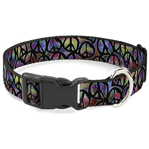 Buckle-Down bac-w31611-nl Breakaway Katzenhalsband, 1/5,1 cm breit – passt 22,9–38,1 cm Nacken – Groß, Peace Buckle-Down bac-w31611-nl Breakaway Katzenhalsband, 1/5,1 cm breit – passt 22,9–38,1 cm Nacken – Groß, Peace von Buckle-Down