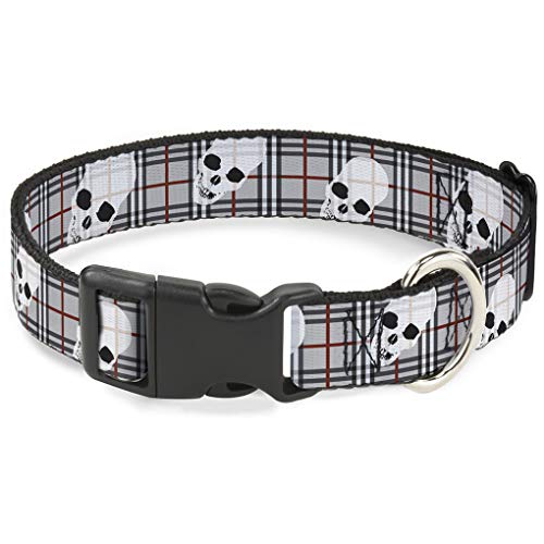 Buckle-Down bac-w32051-nl Breakaway Katzenhalsband, 1/5,1 cm breit – passt 22,9–38,1 cm Nacken – Groß, Skulls Buckle-Down bac-w32051-nl Breakaway Katzenhalsband, 1/5,1 cm breit – passt 22,9–38,1 cm Nacken – Groß, Skulls von Buckle-Down