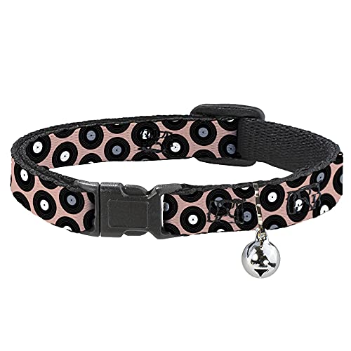 Buckle-Down bac-w32245-nm Breakaway Katzenhalsband, 1/5,1 cm Wide-fits 20,3–30,5 cm Neck-medium, Vinyl Records von Buckle-Down