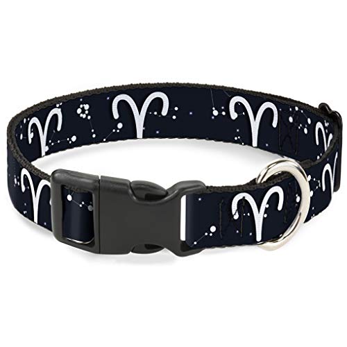 Buckle-Down bac-w32642-nl Breakaway Katzenhalsband, 1/5,1 cm Wide-fits 22,9–38,1 cm Neck-Large, Sternzeichen Widder von Buckle-Down