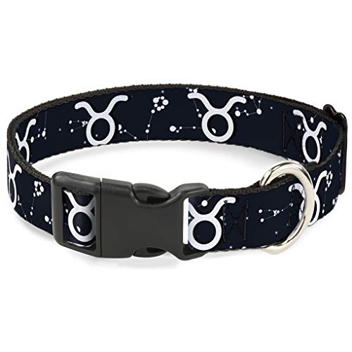 Buckle-Down bac-w32645-nl Breakaway Katzenhalsband, 1/5,1 cm Wide-fits 22,9–38,1 cm Neck-Large, Sternzeichen Stier von Buckle-Down