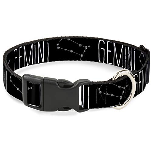 Buckle-Down bac-w32647-ns Breakaway Katzenhalsband, 1/5,1 cm Wide-fits 15,2–22,9 cm Neck-small, Zodiac Gemini von Buckle-Down