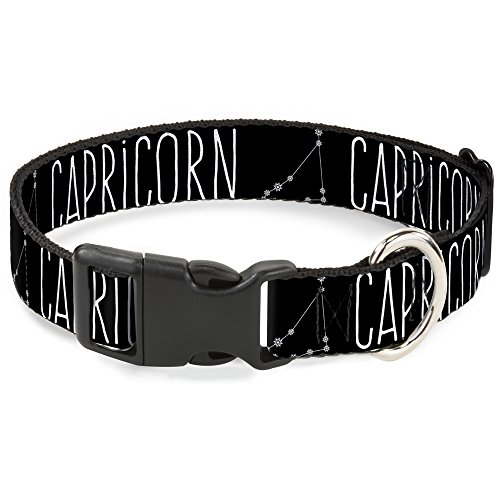 Buckle-Down bac-w32668-nl Breakaway Katzenhalsband, 1/5,1 cm Wide-fits 22,9–38,1 cm Neck-Large, Sternzeichen Steinbock von Buckle-Down