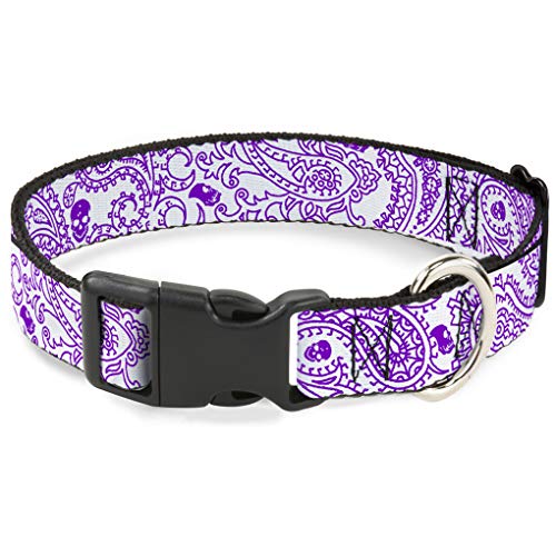 Buckle-Down bac-w32809-ns Breakaway Katzenhalsband, 1/5,1 cm Wide-fits 15,2–22,9 cm Neck-small, Paisley Skulls Buckle-Down bac-w32809-ns Breakaway Katzenhalsband, 1/5,1 cm Wide-fits 15,2–22,9 cm Neck-small, Paisley Skulls von Buckle-Down