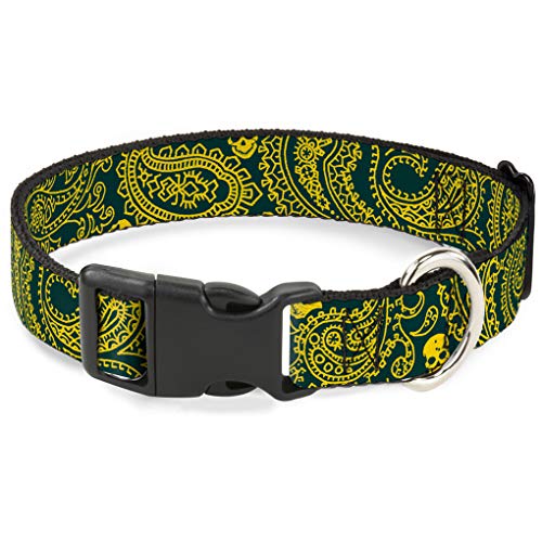 Buckle-Down bac-w32813-ns Breakaway Katzenhalsband, 1/5,1 cm Wide-fits 15,2–22,9 cm Neck-small, Paisley Skulls Buckle-Down bac-w32813-ns Breakaway Katzenhalsband, 1/5,1 cm Wide-fits 15,2–22,9 cm Neck-small, Paisley Skulls von Buckle-Down