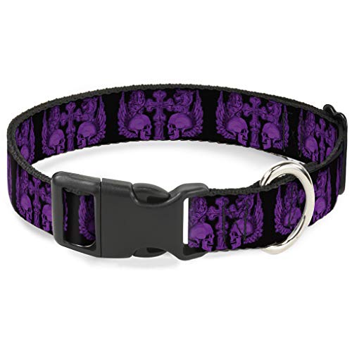 Buckle-Down bac-w32840-nl Breakaway Katzenhalsband, 1/5,1 cm Wide-fits 22,9–38,1 cm Neck-Large, Skulls von Buckle-Down