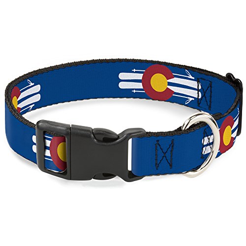 Buckle-Down bac-w35514-nl Breakaway Katzenhalsband, 1/5,1 cm Wide-fits 22,9–38,1 cm Neck-Large, Colorado von Buckle-Down