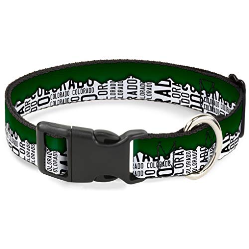 Buckle-Down bac-w35515-ns Breakaway Katzenhalsband, 1/5,1 cm Wide-fits 15,2–22,9 cm Neck-small, Colorado von Buckle-Down