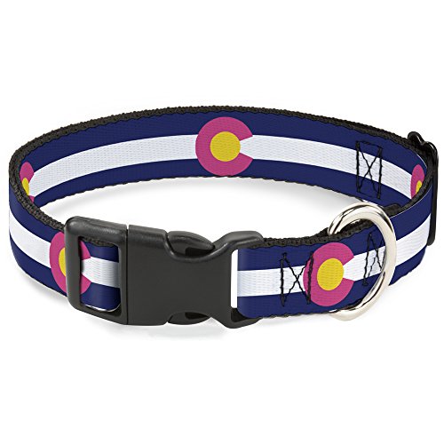 Buckle-Down bac-w35527-nl Breakaway Katzenhalsband, 1/5,1 cm Wide-fits 22,9–38,1 cm Neck-Large, Colorado von Buckle-Down