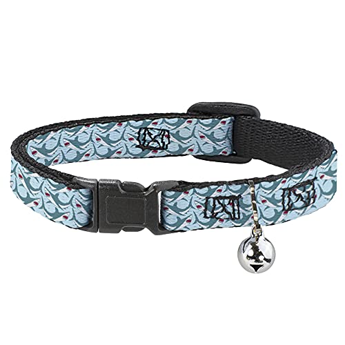 Buckle-Down bac-w37159-nm Breakaway Katzenhalsband, 1/5,1 cm Wide-fits 20,3–30,5 cm Neck-medium, Haie Buckle-Down bac-w37159-nm Breakaway Katzenhalsband, 1/5,1 cm Wide-fits 20,3–30,5 cm Neck-medium, Haie von Buckle-Down