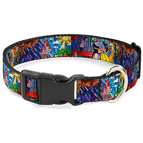 Buckle-Down bac-wdy012-ns Breakaway Cat Collar-Beauty & The Beast gebeizt Glas Szenen, 1/5,1 cm w-6–22,9 cm Neck-small Buckle-Down bac-wdy012-ns Breakaway Cat Collar-Beauty & The Beast gebeizt Glas Szenen, 1/5,1 cm w-6–22,9 cm Neck-small von Buckle-Down