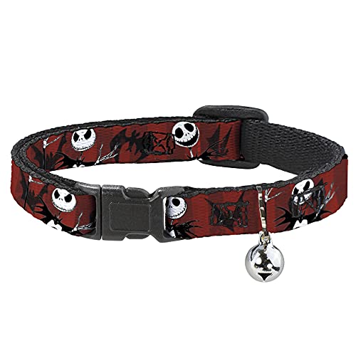 Buckle-Down bac-wdy035-nm Breakaway Cat Collar-NBC Jack Posen/Fledermäuse roten Streifen, 1/5,1 cm W-8 – Premium QUALITÄT – – 30,5 cm Neck-medium Buckle-Down bac-wdy035-nm Breakaway Cat Collar-NBC Jack Posen/Fledermäuse roten Streifen, 1/5,1 cm W-8 – Premium QUALITÄT – – 30,5 cm Neck-medium von Buckle-Down