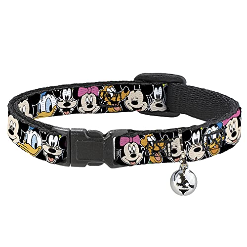Buckle-Down bac-wdy092-nm Breakaway Cat Collar-Classic Disney Charakter Gesichter Schwarz, 1/5,1 cm W-8 – Premium QUALITÄT – – 30,5 cm Neck-medium Buckle-Down bac-wdy092-nm Breakaway Cat Collar-Classic Disney Charakter Gesichter Schwarz, 1/5,1 cm W-8 – Premium QUALITÄT – – 30,5 cm Neck-medium von Buckle-Down
