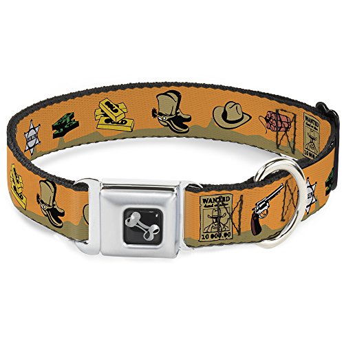 Buckle Down dc-w31531-wm Sicherheitsgurt Halsband, breit Medium, Old Western Multi Farbe Buckle Down dc-w31531-wm Sicherheitsgurt Halsband, breit Medium, Old Western Multi Farbe von Buckle-Down