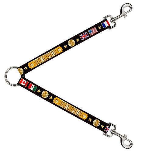 Buckle-Down dls-w38112-w Leine Splitter-Champion Gürtel/Flaggen/Sterne schwarz/Golds, 3,8 cm W-30 L Buckle-Down dls-w38112-w Leine Splitter-Champion Gürtel/Flaggen/Sterne schwarz/Golds, 3,8 cm W-30 L von Buckle-Down