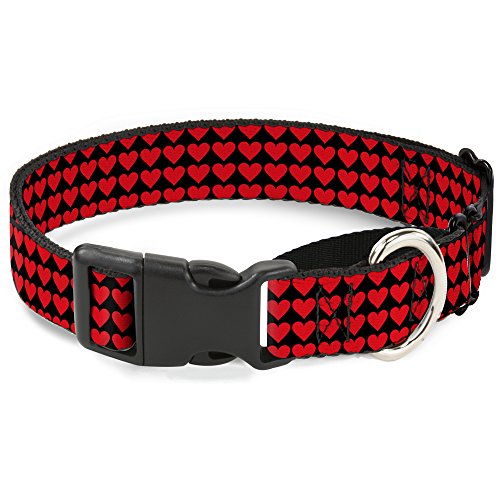 Buckle-Down mgc-w31304-l Mini Herzen schwarz/rot Martingale Hundehalsband, groß Buckle-Down mgc-w31304-l Mini Herzen schwarz/rot Martingale Hundehalsband, groß von Buckle-Down