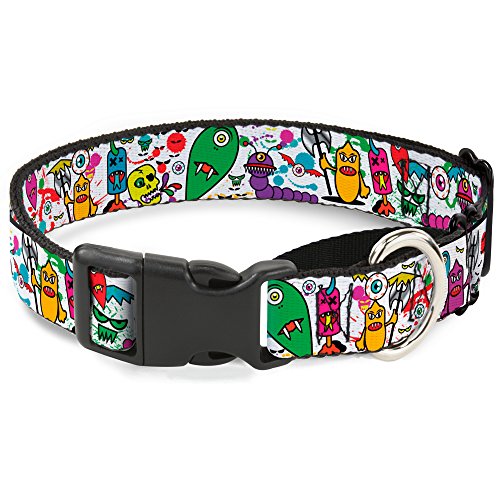 Buckle-Down mgc-w31325-m Monsters weiß Martingale Hundehalsband, Medium Buckle-Down mgc-w31325-m Monsters weiß Martingale Hundehalsband, Medium von Buckle-Down