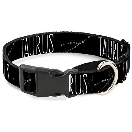 Buckle-Down mgc-w32644-ws Sternzeichen Stier/Constellation schwarz/weiß Martingale Hundehalsband, klein von Buckle-Down