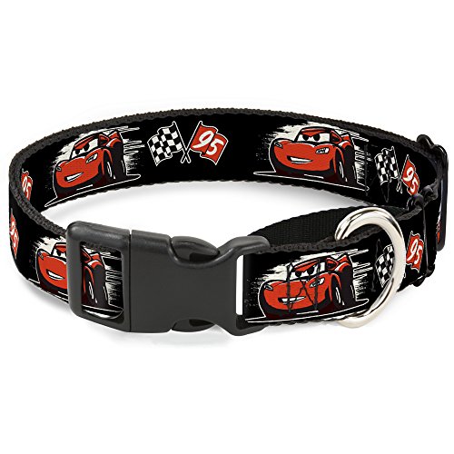 Buckle-Down mgc-wdy405-wl Martingal Hund Collar-Cars 3 Lightning McQueen Karikatur/Race Flaggen schwarz/weiß/rot, 3,8 cm w-18–81,3 cm Neck-Large Buckle-Down mgc-wdy405-wl Martingal Hund Collar-Cars 3 Lightning McQueen Karikatur/Race Flaggen schwarz/weiß/rot, 3,8 cm w-18–81,3 cm Neck-Large von Buckle-Down