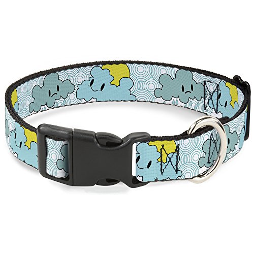 Buckle-Down pc-w30369-ns Kunststoff Clip Halsband, Wolken, 1/5,1 cm Wide-fits 15,2–22,9 cm Neck-small von Buckle-Down