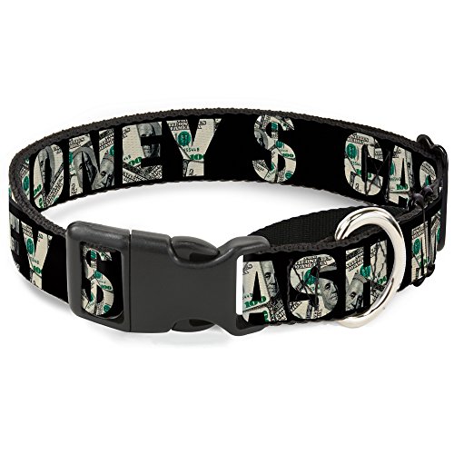 Buckle-down, Geld, Money $ Dollar Martingale Hundehalsband, 1 Wide-fits 15–26 Neck-Large Buckle-down, Geld, Money $ Dollar Martingale Hundehalsband, 1 Wide-fits 15–26 Neck-Large von Buckle-Down
