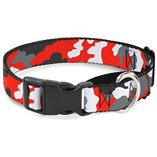 Buckle-down Martingale Hundehalsband, orange, Camouflage von Buckle-Down
