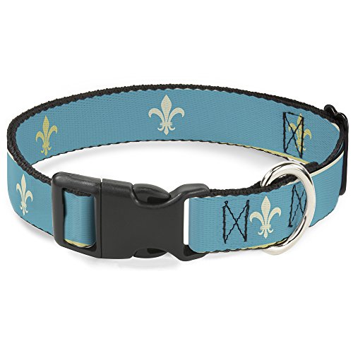 Buckle-down pc-w30634-wm Kunststoff, Fleur de Lis (Wide-fits 16–23 cm Neck-medium Buckle-down pc-w30634-wm Kunststoff, Fleur de Lis (Wide-fits 16–23 cm Neck-medium von Buckle-Down