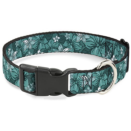Buckle-down pc-w30878-m Kunststoff, Hibiskus-Wide-fits 11–17 Neck-medium von Buckle-Down