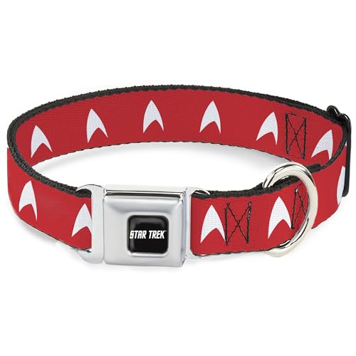 CBS Studios Inc. Hundehalsband, Metall-Sicherheitsgurtschnalle, Star Trek Sternenflottenabzeichen, 50,8 bis 78,9 cm, 3,8 cm breit CBS Studios Inc. Hundehalsband, Metall-Sicherheitsgurtschnalle, Star Trek Sternenflottenabzeichen, 50,8 bis 78,9 cm, 3,8 cm breit von Buckle-Down