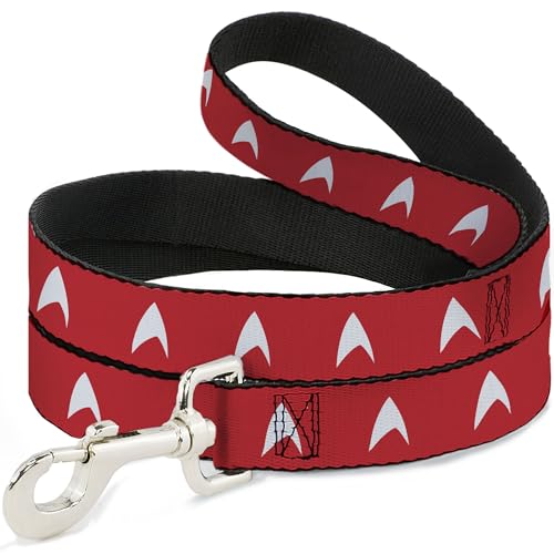 CBS Studios Inc. Hundeleine, Star Trek Starfleet Insignia Red White, 1,2 m lang, 2,5 cm breit CBS Studios Inc. Hundeleine, Star Trek Starfleet Insignia Red White, 1,2 m lang, 2,5 cm breit von Buckle-Down