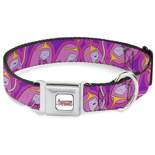 Cartoon Network Easy Adjustable Metal Seatbelt Buckle Quick Release Dog Collage, Adventure Time Princess Bubblegum Poses Collage Lavender, 9.5 to 13 Inches 1.0 Inch Wide Cartoon Network Easy Adjustable Metal Seatbelt Buckle Quick Release Dog Collage, Adventure Time Princess Bubblegum Poses Collage Lavender, 9.5 to 13 Inches 1.0 Inch Wide von Buckle-Down