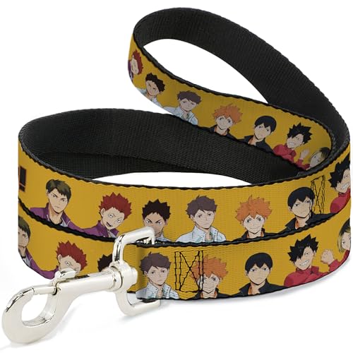 Crunchyroll Hundeleine, Haikyu-Spielerfiguren und Titel-Logo, Gelb, 1,2 m lang, 2,5 cm breit Crunchyroll Hundeleine, Haikyu-Spielerfiguren und Titel-Logo, Gelb, 1,2 m lang, 2,5 cm breit von Buckle-Down