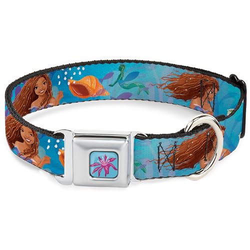 Disney Haustier-Halsband, Metall-Sicherheitsgurtschnalle, Die kleine Meerjungfrau Live Action Arielle unter dem Meer, Posen blau, 40,6 bis 58,9 cm, 3,8 cm breit Disney Haustier-Halsband, Metall-Sicherheitsgurtschnalle, Die kleine Meerjungfrau Live Action Arielle unter dem Meer, Posen blau, 40,6 bis 58,9 cm, 3,8 cm breit von Buckle-Down