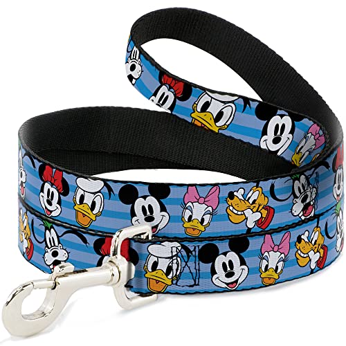 Disney Hundeleine, Disney, die sensationellen sechs lächelnden Gesichter, gestreift, Blau, 1,2 m lang, 1,3 cm breit Disney Hundeleine, Disney, die sensationellen sechs lächelnden Gesichter, gestreift, Blau, 1,2 m lang, 1,3 cm breit von Buckle-Down
