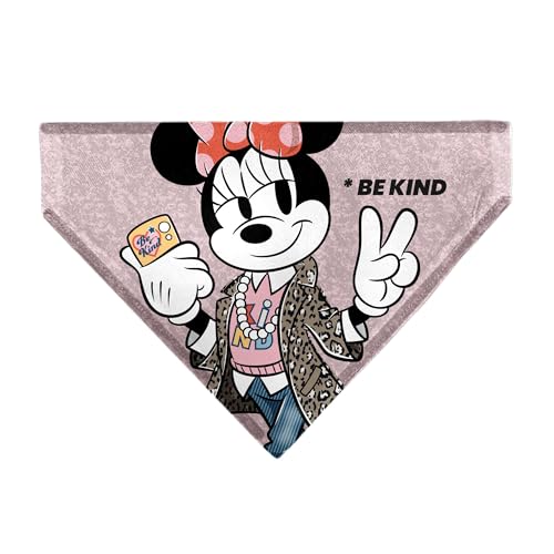 Disney Pet Bandana Minnie Mouse Be Kind Peace Pose Pinks Schlupfhalsband Disney Pet Bandana Minnie Mouse Be Kind Peace Pose Pinks Schlupfhalsband von Buckle-Down