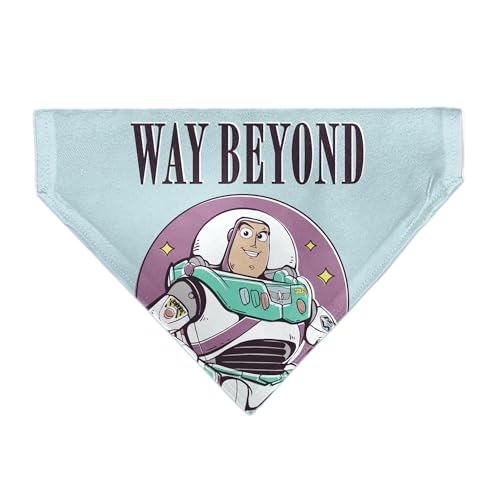 Disney Pet Bandana Toy Story Buzz Lightyear Way Beyond Pose Hellblau Schlupfhalsband von Buckle-Down