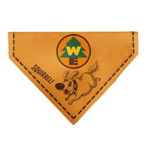 Disney Pet Bandana Up Dug Squirrel Pose and Wilderness Explorer Badge Orange Slip On Collar Bandana Only Disney Pet Bandana Up Dug Squirrel Pose and Wilderness Explorer Badge Orange Slip On Collar Bandana Only von Buckle-Down