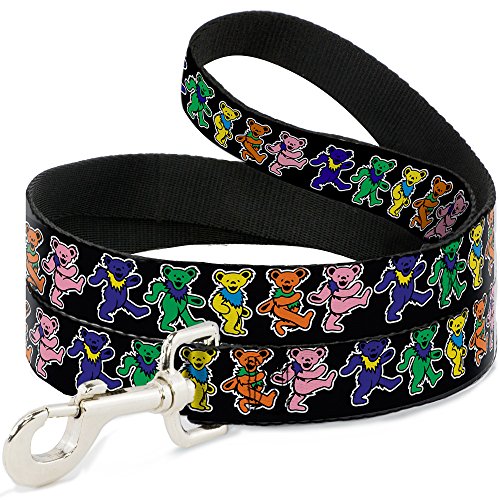 Dog Leash Dancing Bears Black Multi Color 6 Feet Long 1.0 Inch Wide Dog Leash Dancing Bears Black Multi Color 6 Feet Long 1.0 Inch Wide von Buckle-Down