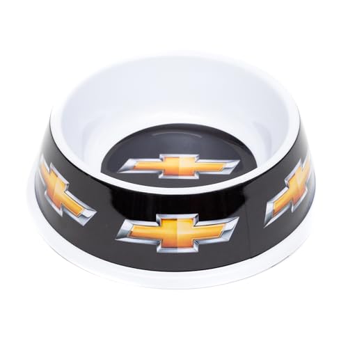 GM General Motors rutschfester Futternapf für Haustiere, Chevrolet Bowtie, Hundefutter, Wassernapf, Größe M, 473 ml GM General Motors rutschfester Futternapf für Haustiere, Chevrolet Bowtie, Hundefutter, Wassernapf, Größe M, 473 ml von Buckle-Down