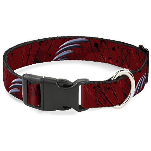 Hundehalsband, Kunststoff, Clip, A Nightmare on Elm Street Freddys Hand Scratching Red 16 to 23 Inches Wide Hundehalsband, Kunststoff, Clip, A Nightmare on Elm Street Freddys Hand Scratching Red 16 to 23 Inches Wide von Buckle-Down